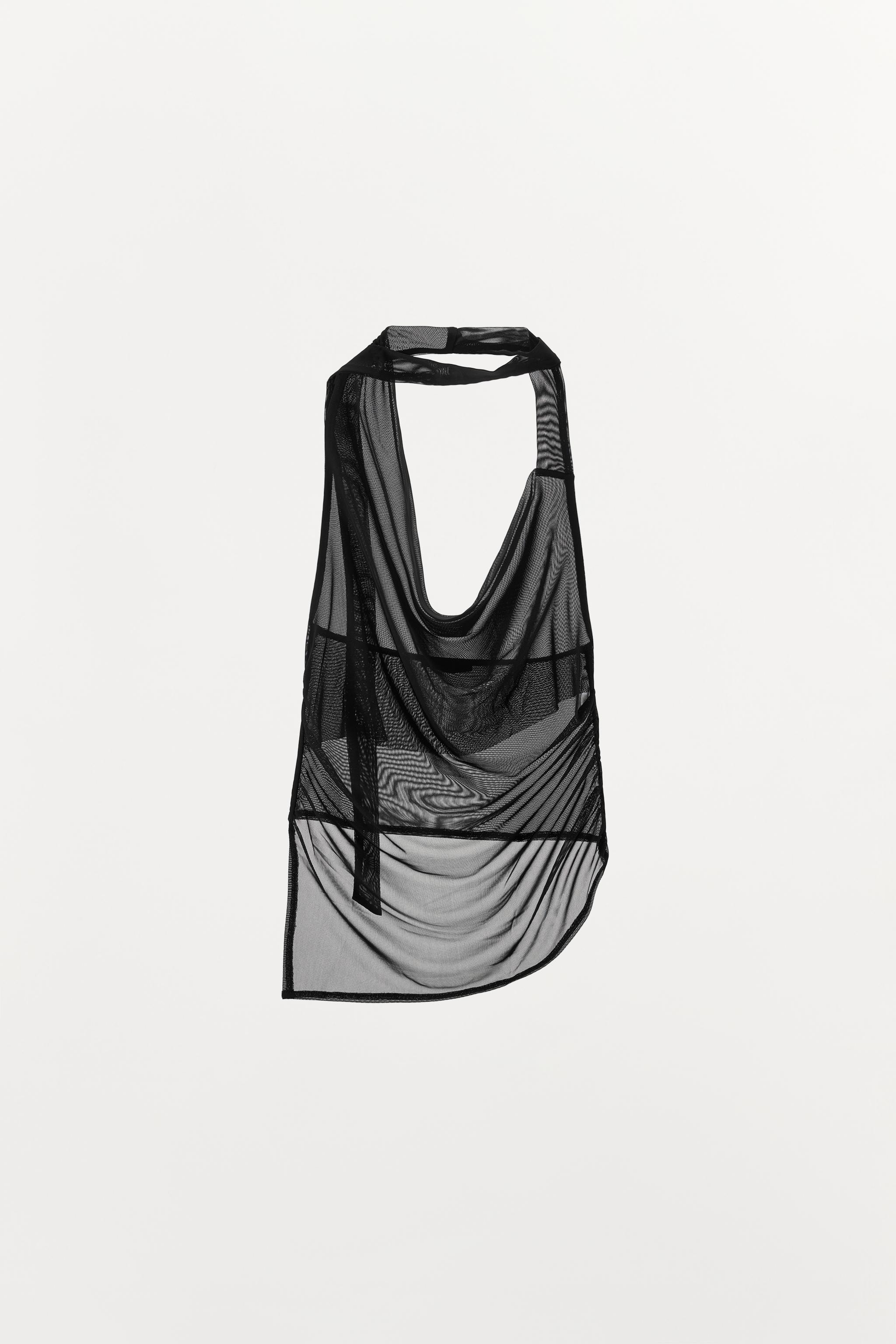 TULLE HALTER TOP